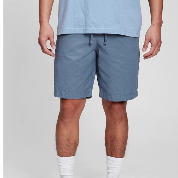 Gap 9" Easy Shorts With Washwell - Blue - Picture 8 of 8